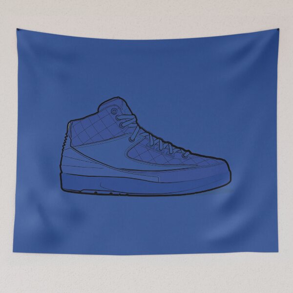Item preview, Air Jordan 2 "Just Don Blue" designed and sold by Graphkicks.