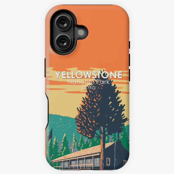 Artikel-Vorschau von Yellowstone Nationalpark Roosevelt Lodge Hütten Vintage, designt und verkauft von KrisSidDesigns.