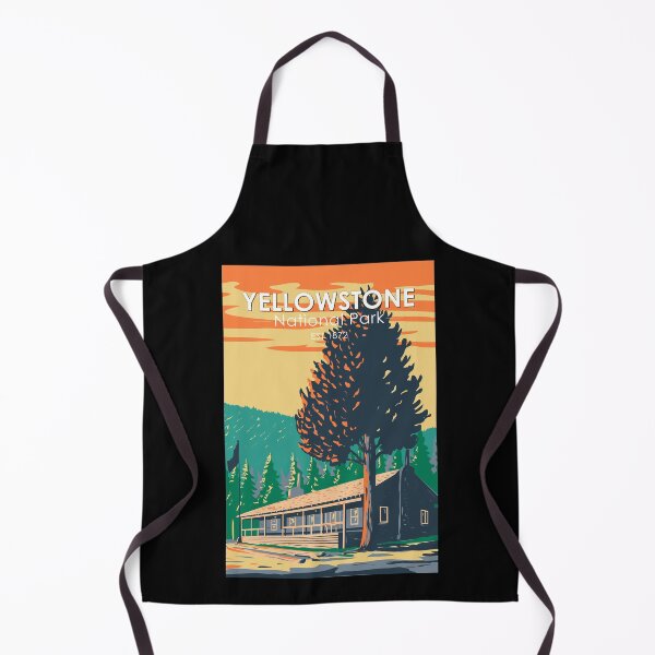 Item preview, Yellowstone National Park Roosevelt Lodge Cabins Vintage designed and sold by KrisSidDesigns.