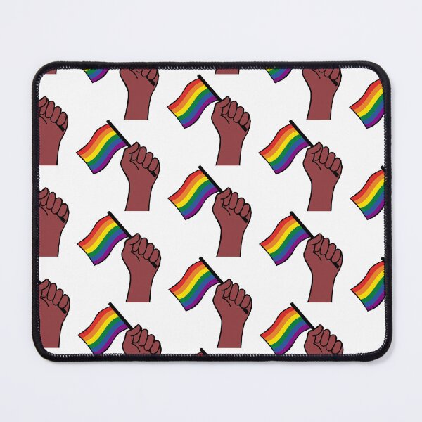 Item preview, Patrón de mano de bandera LGBTQ designed and sold by BThingies.