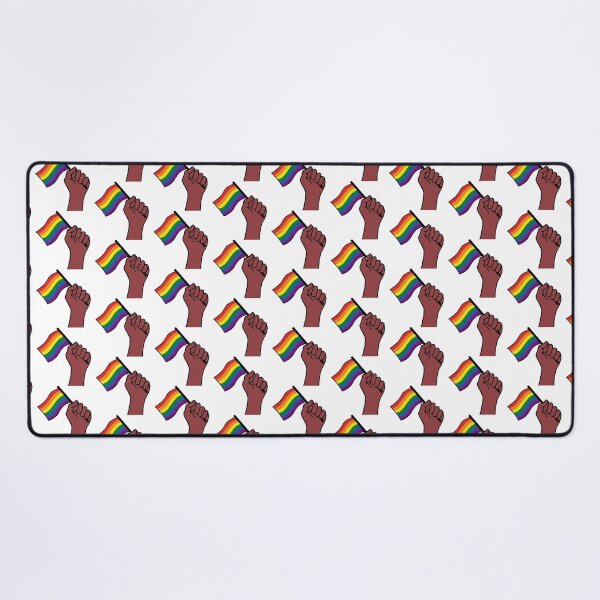 Artikelvorschau, Handmuster der LGBTQ-Flagge entworfen und verkauft von BThingies.