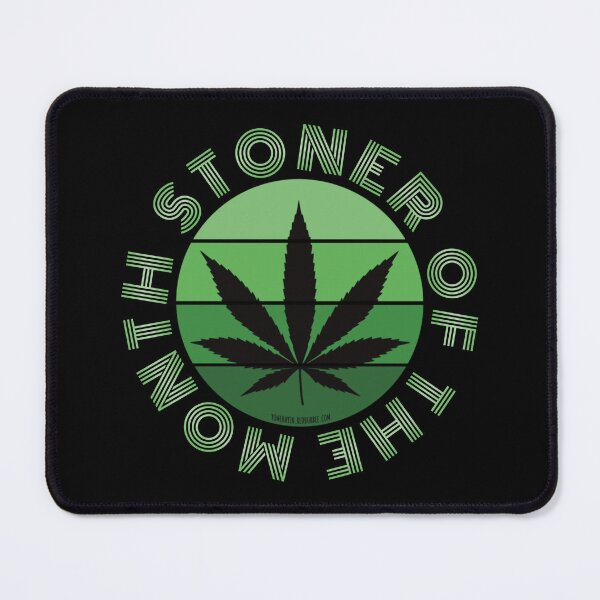 Item preview, Retro Vintage Sunset Green Pot leaf-Stoner of the month designed and sold by YomeHayin.