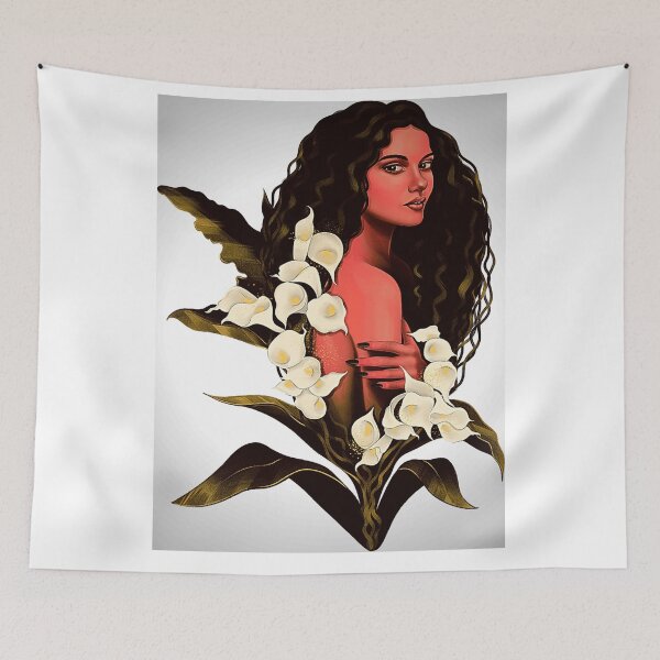 Item preview, Floral woman , Flowers , Silhouette Woman with flower , Floral, Cameo & Cricut Cut Files, Printable Art flower designed and sold by Alexa5454.