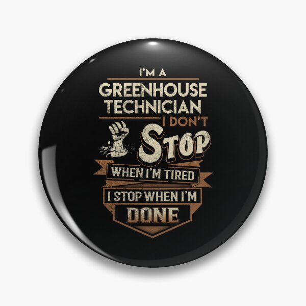 Item preview, Greenhouse Technician T Shirt - I Stop When Done Job Gift Item Tee designed and sold by paneczkopat.