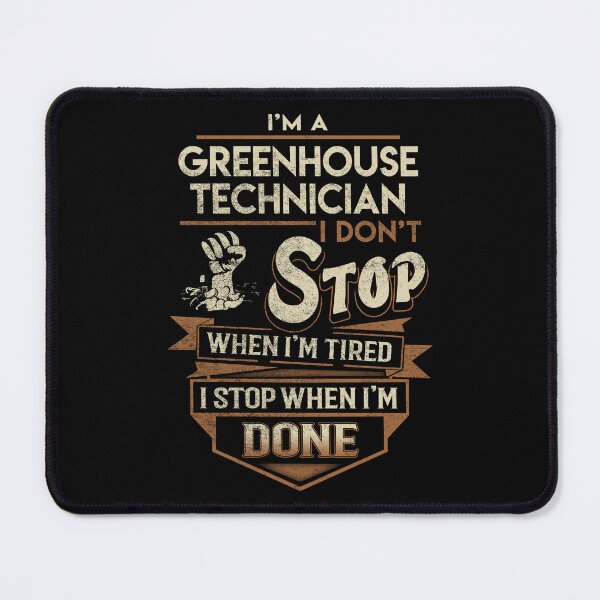 Item preview, Greenhouse Technician T Shirt - I Stop When Done Job Gift Item Tee designed and sold by paneczkopat.