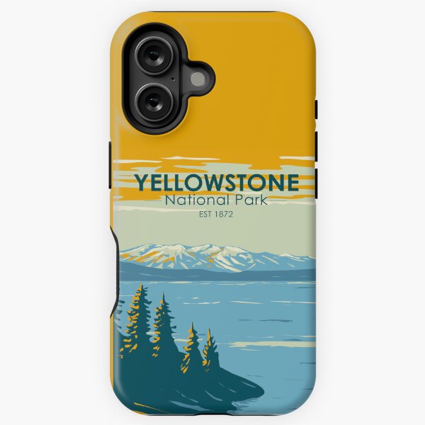 Artikel-Vorschau von Yellowstone Nationalpark Yellowstone Lake Vintage, designt und verkauft von KrisSidDesigns.