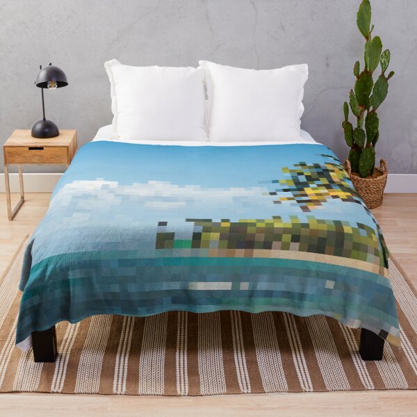 Item preview, Pixelated Tropical Beach designed and sold by fotollissimo.