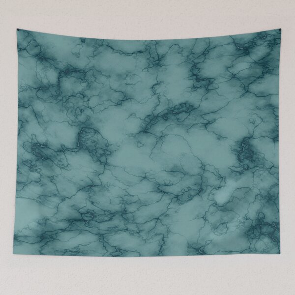 Item preview, Blue,teal abstract marble pattern designed and sold by cutecrazytshirt.