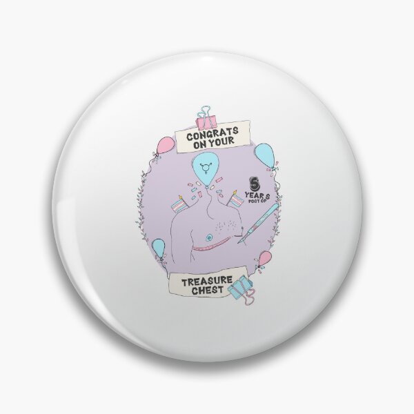 Item preview, Trans Top Surgery Celebration - 5 years Post-op  designed and sold by Koiboi11.