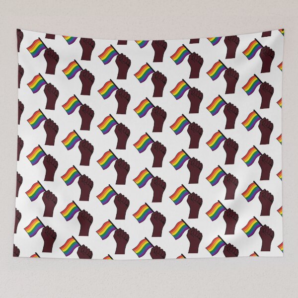 Artikelvorschau, Handmuster der LGBTQ-Flagge entworfen und verkauft von BThingies.