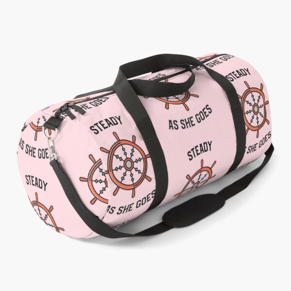 Item preview, Steady as She Goes - Maritime Motivational Quote on Rose Pink designed and sold by IceCreamMuseum.