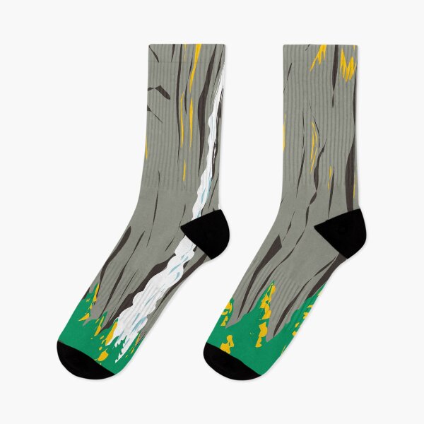 Item preview, Yosemite National Park Ribbon Falls California Vintage designed and sold by KrisSidDesigns.
