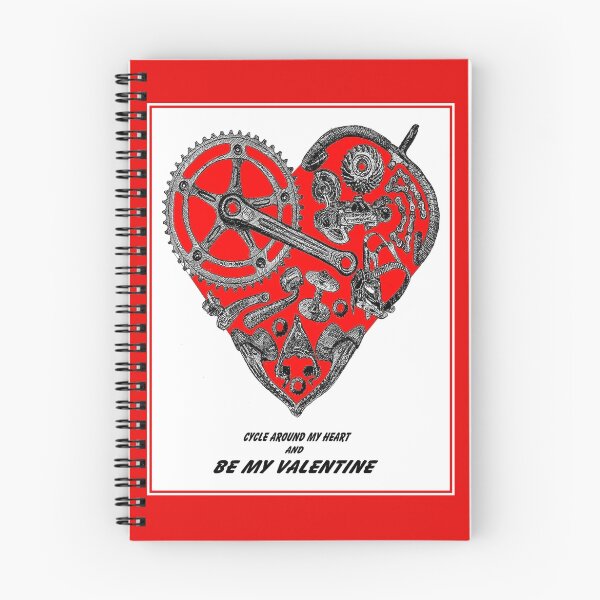 Item preview, VALENTINE; Bicycle Parts Heart Print designed and sold by posterbobs.