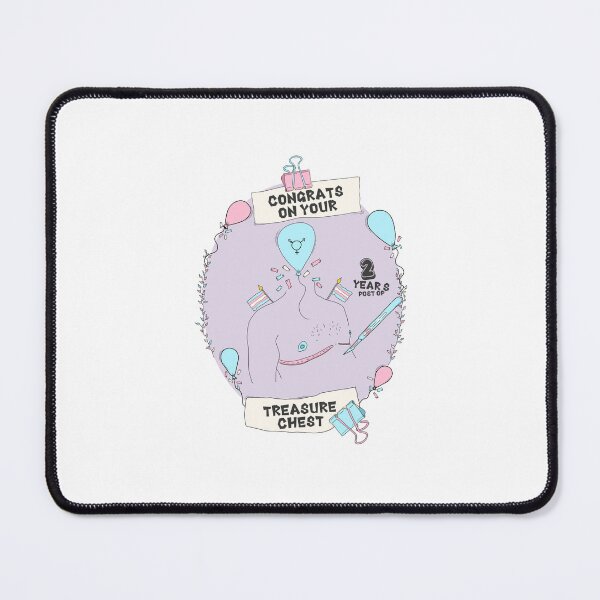 Item preview, Trans Top Surgery Celebration - 2 years Post-op designed and sold by Koiboi11.