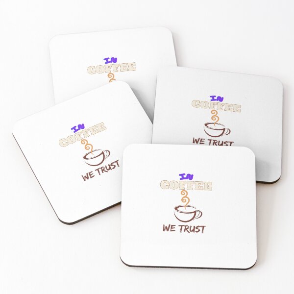 Item preview, IN Coffee We Trust shirt,sticker, funny shirt,Lover’s coffee  designed and sold by dirlkhiat.