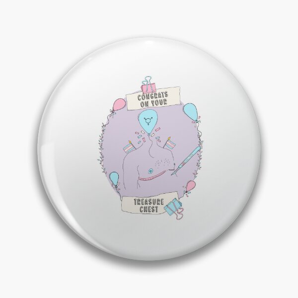Item preview, Trans Top Surgery Celebration - Post-op Treasure Chest designed and sold by Koiboi11.