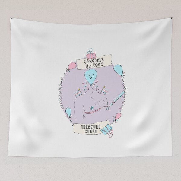 Item preview, Trans Top Surgery Celebration - Post-op Treasure Chest designed and sold by Koiboi11.
