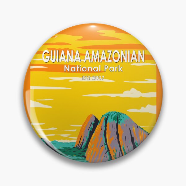 Item preview, Guiana Amazonian National Park Vintage designed and sold by KrisSidDesigns.