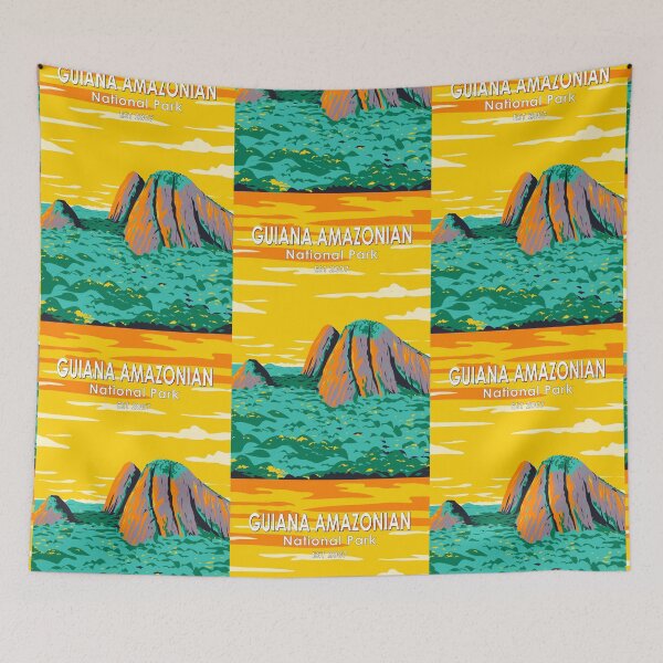 Item preview, Guiana Amazonian National Park Vintage designed and sold by KrisSidDesigns.