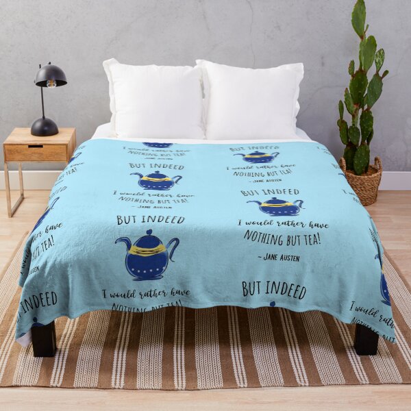 Item preview, Jane Austen Quote About Tea, But Indeed I Would Rather Have Nothing But Tea designed and sold by IceCreamMuseum.