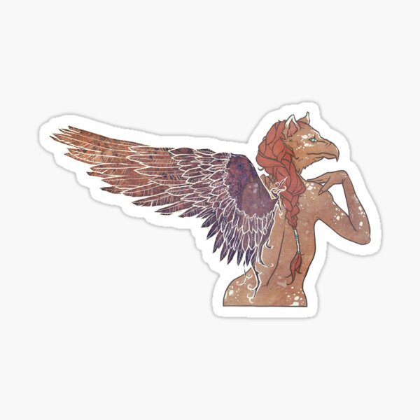 One Winged Bird Creature Sticker