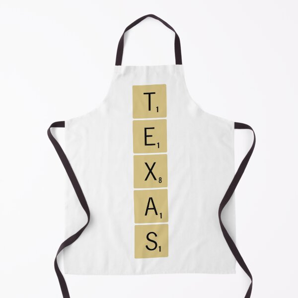 Item preview, Texas Scrabble Tiles Vertical Sticker designed and sold by SowCow.