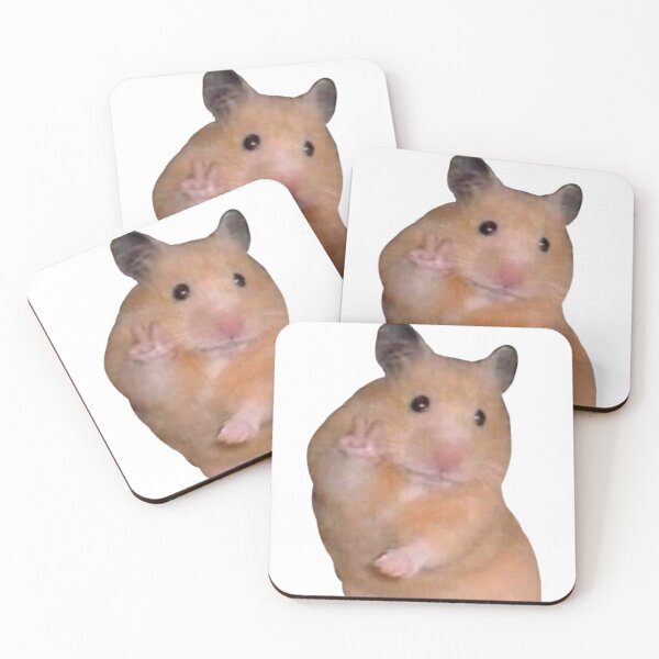 Item preview, Hamster Peace Meme designed and sold by teaisfantastic.