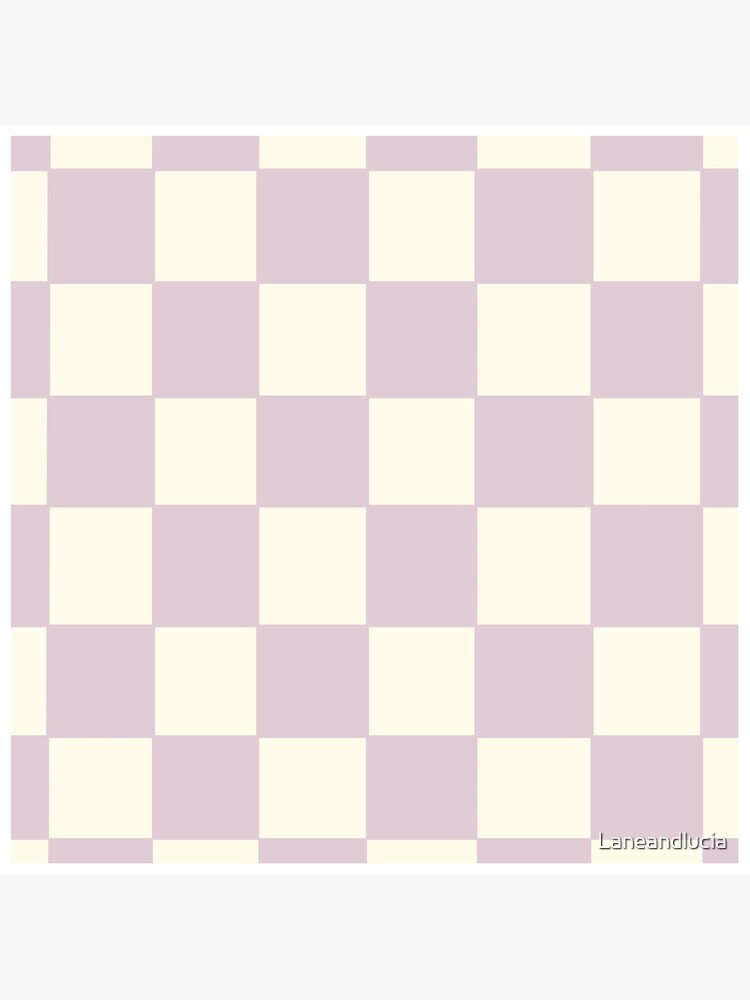 Lilac Check Pattern by Laneandlucia