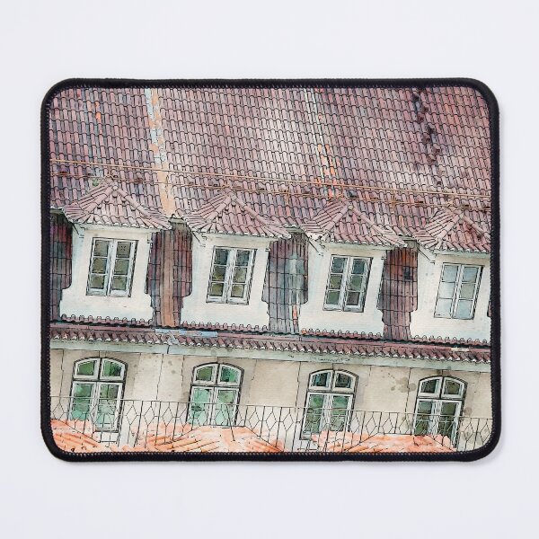 Item preview, Lisbon Building Watercolour designed and sold by SofiaAlves.