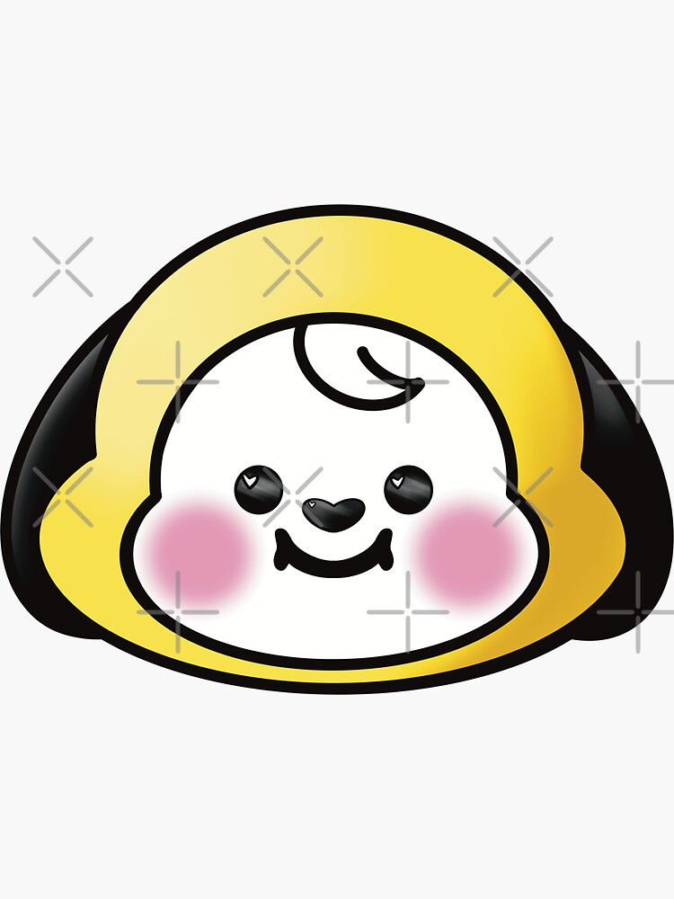 BTS BT21 Chimmy Artist Sticker - Sticker Mania