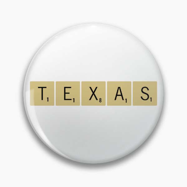 Item preview, Texas Scrabble Tiles Horizontal Sticker designed and sold by SowCow.