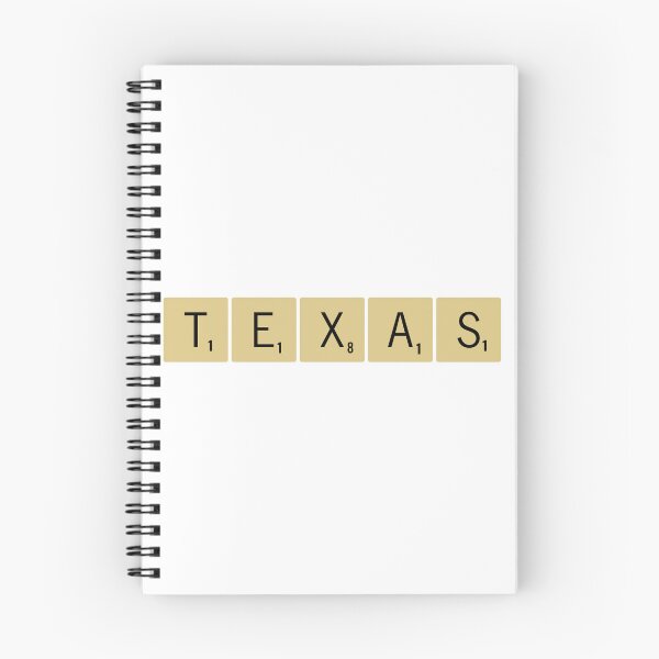 Item preview, Texas Scrabble Tiles Horizontal Sticker designed and sold by SowCow.