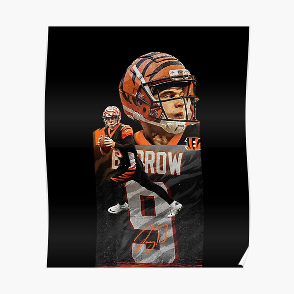 SUPERSTAR BENGALS QUARTERBACK JOE BURROW 13”x19” COMMEMORATIVE POSTER