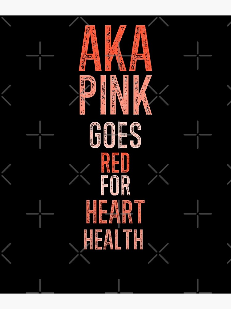 Womens Costume Aka Pink Goes Red For Heart Health Awareness Girls Aka Pink Goes Red For Heart