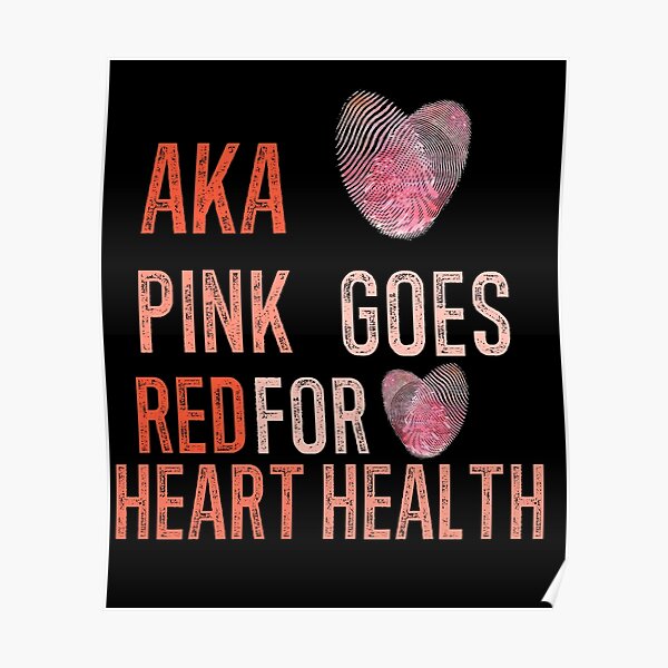 Womens Costume Aka Pink Goes Red For Heart Health Awareness Girls Aka Pink Goes Red For Heart