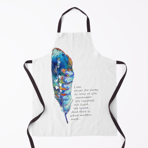 Item preview, Comforting Words And Colorful Feather - What Matters Most - We Loved designed and sold by Sharon Cummings Art.