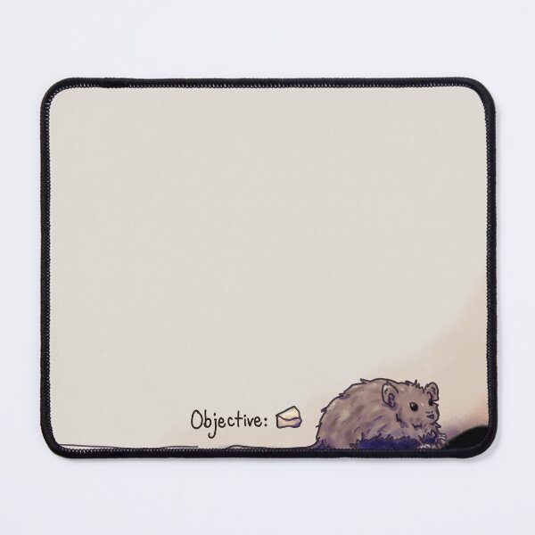 Item preview, Objective: Cheese - Mouse Pad designed and sold by strudeldoodle.