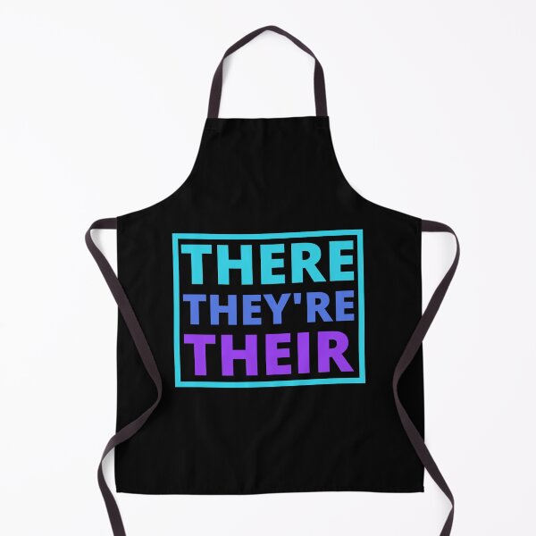 Item preview, There, They're, Their, Funny Grammar School Education Teachers Blue and Purple designed and sold by CameronBischoff.