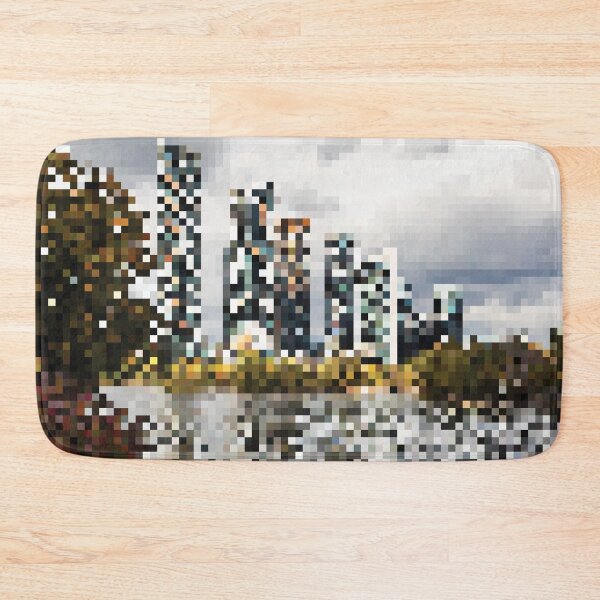Item preview, Pixelated Cityscape designed and sold by fotollissimo.