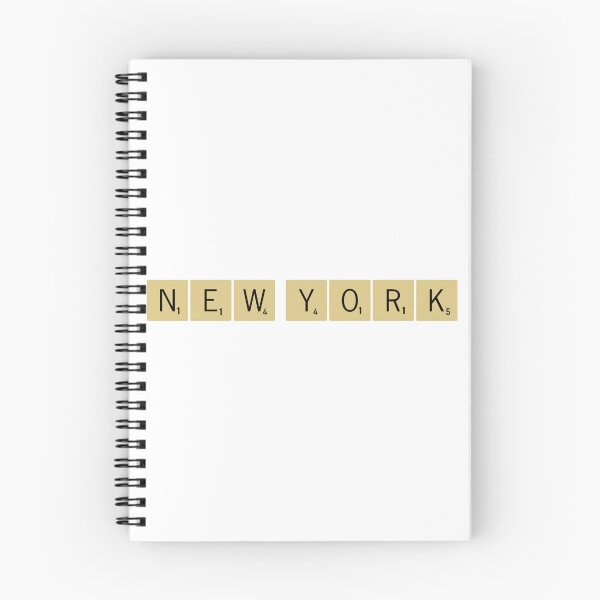 Item preview, New York Scrabble Tiles Horizontal Sticker designed and sold by SowCow.