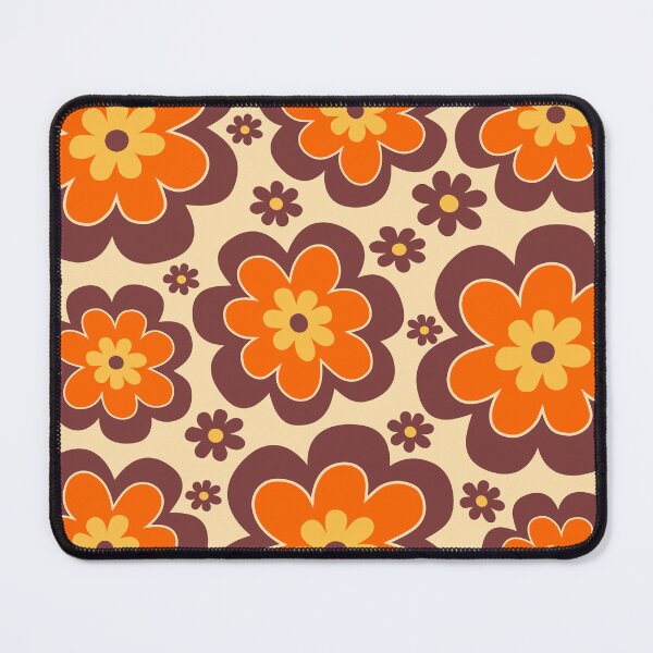 Item preview, Colorful Retro Flower Pattern 521 designed and sold by tonymagnerart.