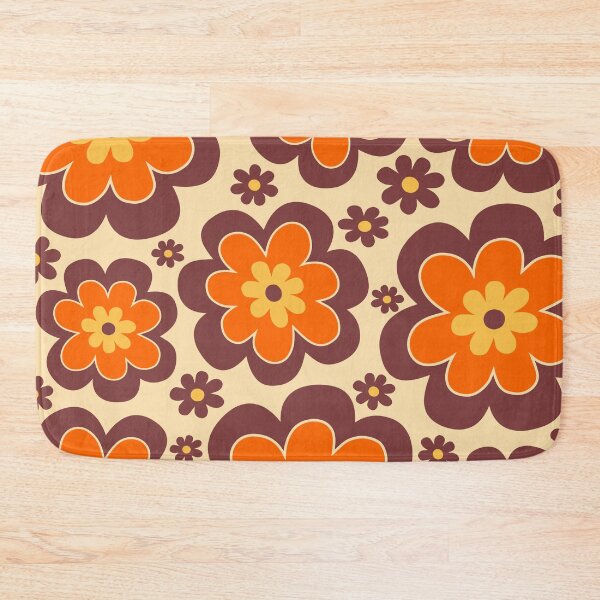 Item preview, Colorful Retro Flower Pattern 521 designed and sold by tonymagnerart.