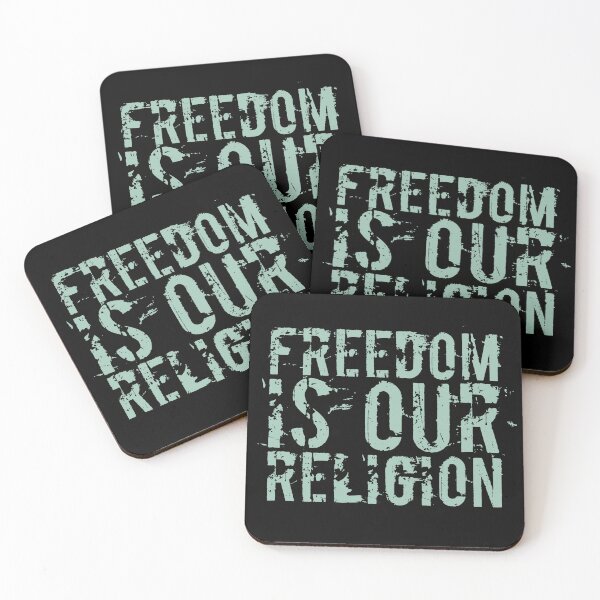 Item preview, Distressed Freedom Is Our Religion Lifestyle designed and sold by Jeezzas.