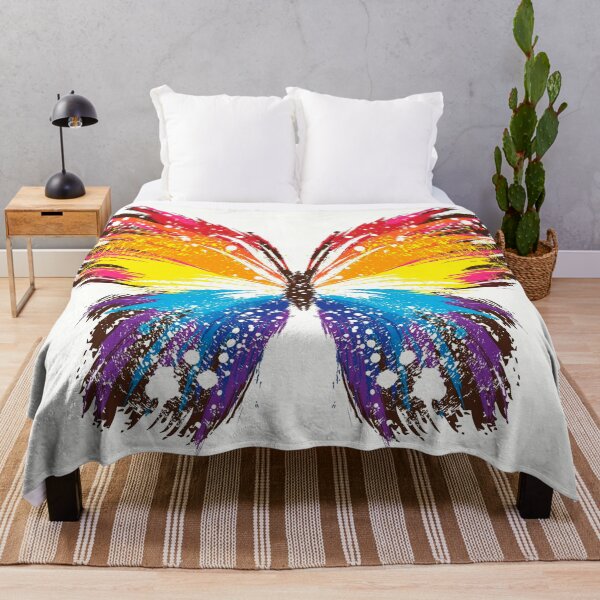 Item preview, Multicolored Butterfly Artwork designed and sold by BerryCats.