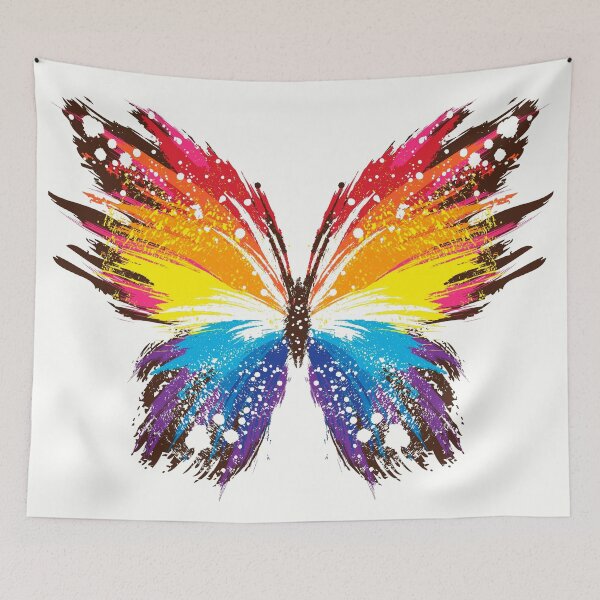 Item preview, Multicolored Butterfly Artwork  designed and sold by BerryCats.