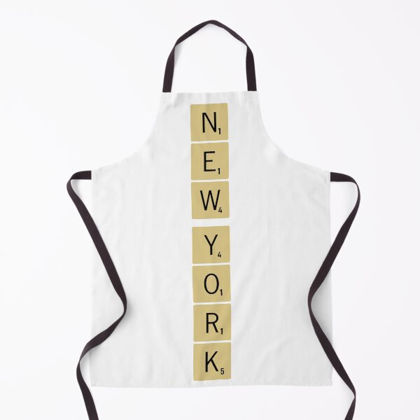 Item preview, New York Scrabble Tiles Vertical Sticker designed and sold by SowCow.
