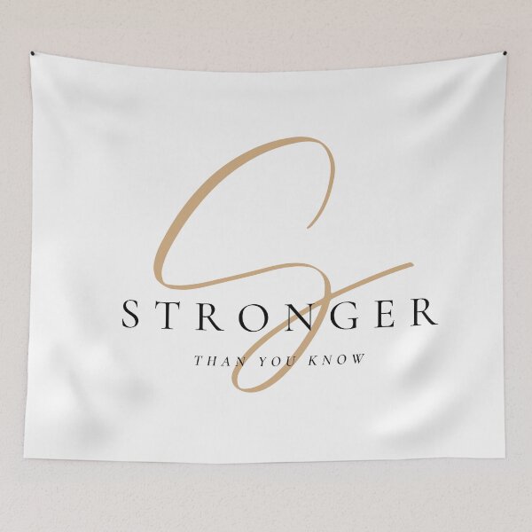Item preview, STRONGER THAN YOU KNOW designed and sold by successmom.