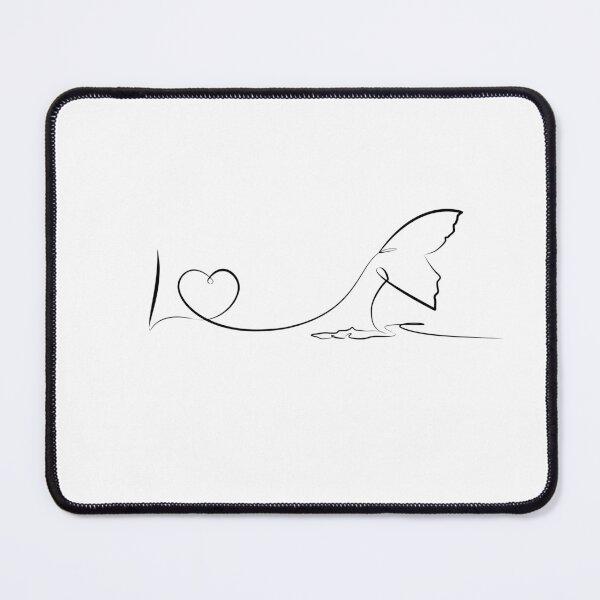 Item preview, Copy of I love with heart whale minimalist wall art designed and sold by evk-art.