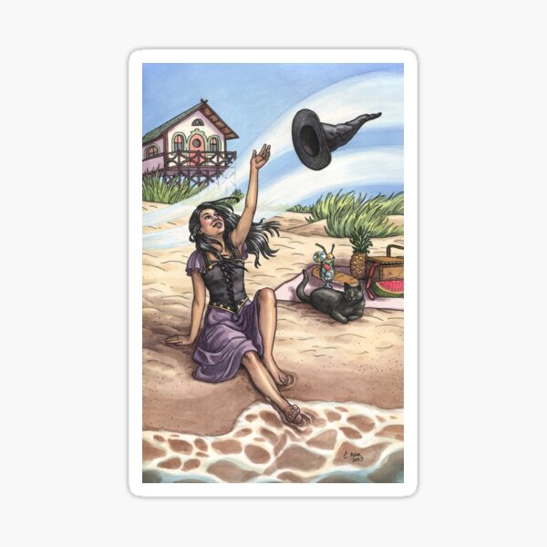 Everyday Witch Tarot - The World Sticker