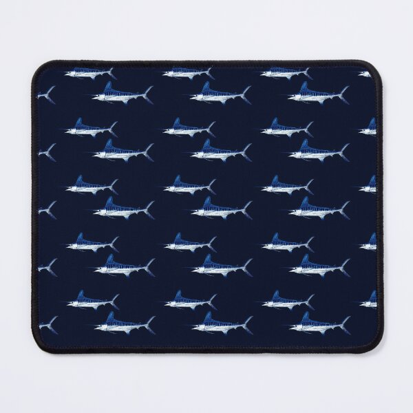 Item preview, Atlantic White Marlin Swim Repeat Vector Pattern designed and sold by Melissa  MacMichael Art + Design.